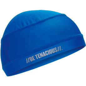 Ergodyne 12689 Ergodyne® Chill-Its® 6632 Cooling Skull Cap, Performance Knit, Blue image.