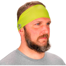 Ergodyne 12703 Ergodyne Chill-Its 6634 Cooling Headband, Performance Knit, Lime image.