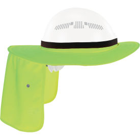 Ergodyne® Chill-Its® 6661 Universal Hard Hat Brim with Neck Shade One Size Lime