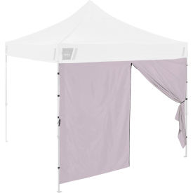 Pop-Up Tent Sidewall with Zippered Door, 9-1/2'L x 6-5/16'H, White view 2