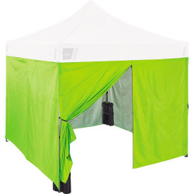 Pop-Up Tent Sidewall Kit, 9-1/2'L x 6-5/16'H, Lime view 2