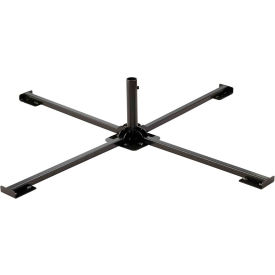 Shax 6190 Portable Umbrella Stand, 17.2 lb., Black view 2