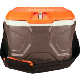 Ergodyne 13170 Ergodyne® 5170 Chill-Its® Industrial Hard Sided Cooler, 17 Quart, Orange/Gray image.