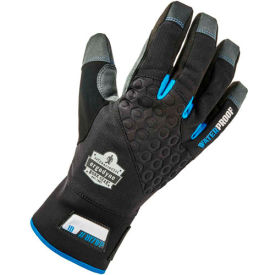 Ergodyne 17375 Ergodyne® ProFlex® 817WP Thermal Waterproof Utility Gloves, Black, XL image.