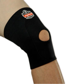 Ergodyne 16532 Ergodyne® 615 Knee Sleeve; Open Patella/Anterior Pad, Black, Small image.