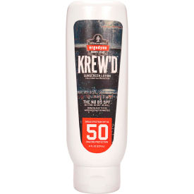 Ergodyne 6351 KREW'D SPF 50 Sunscreen Lotion, 8oz