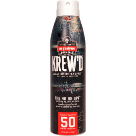 Ergodyne 6353 KREW’D SPF 50 Sunscreen Spray, 5.5oz