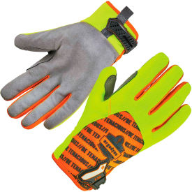 Ergodyne 17272 Ergodyne® Proflex 812 Standard Mechanics Gloves, S, Lime, 1 Pair image.