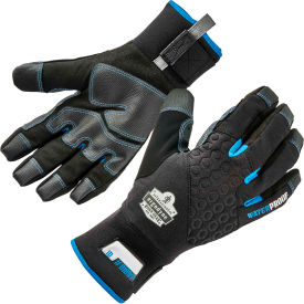 Ergodyne 17382 Ergodyne® ProFlex 818WP Thermal Waterproof Winter Work Gloves, S, Black image.