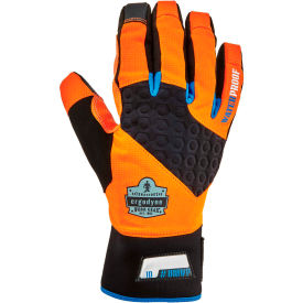 Ergodyne 17392 Ergodyne® ProFlex 818WP Small Performance Thermal Waterproof Utility Gloves, Orange, 17392 image.