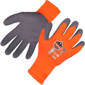 Ergodyne 17623 Ergodyne® ProFlex® 7401 Coated Waterproof Winter Work Gloves, Medium, Orange image.