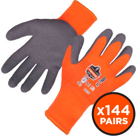 Ergodyne 17893 Ergodyne® ProFlex® 7401 Coated Waterproof Winter Work Gloves, Medium, Orange, Case image.
