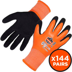 Ergodyne 17992 Ergodyne® ProFlex® 7551 Coated Waterproof Winter Work Gloves, Small, Orange, A5, Case image.