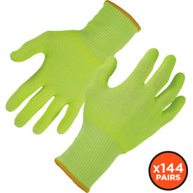Ergodyne 18024 Ergodyne ProFlex 7040-CASE Cut Resistant Food Grade Gloves, L, Lime, 144 Pair image.