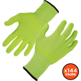 Ergodyne 18025 Ergodyne ProFlex 7040-CASE Cut Resistant Food Grade Gloves, XL, Lime, 144 Pair image.