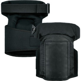 Ergodyne 18450 Ergodyne® Proflex® 450 Comfort Hinge Gel Knee Pads, Long Soft Cap, Black, 1 Pair image.