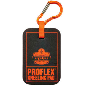 Ergodyne 18565 Ergodyne® Proflex® 365 Carabiner Mini Foam Kneeling Pad, 4"L x 6"W, Black image.