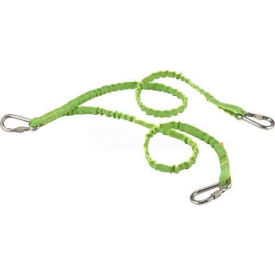 Ergodyne® Squids® Twin Leg Stainless Steel Triple Carabiner 15 lbs. Standard Lime 19083