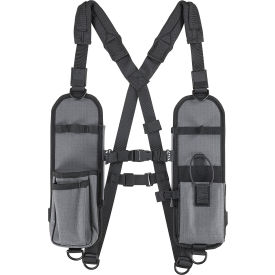 Dual Shoulder Radio Holster, Gray view 2