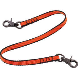 Squids 3153 Web Lanyard with Dual Trigger Hooks, M, Orange, Pack of 3 view 2