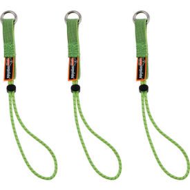 Ergodyne Squids® 3713-BULK Elastic Loop Tool Tails Swivel Standard Lime 10lbs 60 Pack