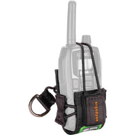 Ergodyne 19772 Ergodyne® Squids® 3772 Radio Holster Trap, Small, Black image.