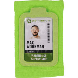 Ergodyne® Squids® 3388 Wrist ID/Badge Holder One Size Lime