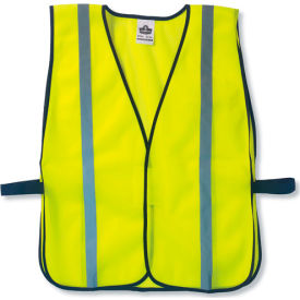 Ergodyne 20040 Ergodyne® GloWear® 8020HL Non-Certified Standard Vest, Lime, One Size image.