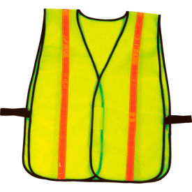 Ergodyne 20080 Ergodyne® GloWear® 8040HL Non-Certified Hi-Gloss Vest, Lime, One Size image.