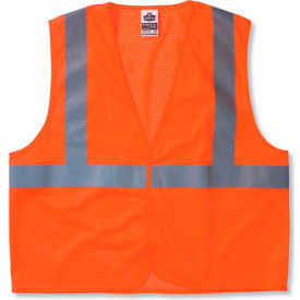 Ergodyne® GloWear® 8210HL Class 2 Economy Vest Orange L/XL