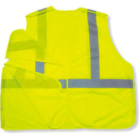 Ergodyne 21073****** Ergodyne® GloWear® 8215BA Class 2 Econo Breakaway Vest, Lime, S/M image.