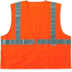 Ergodyne® GloWear® 8225Z Class 2 Standard Vest Orange L/XL