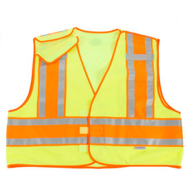 Ergodyne 23395 Ergodyne® GloWear® 8245PSV Public Safety Vest, Lime, L/XL image.