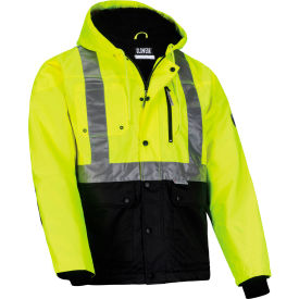 Ergodyne 23976 Ergodyne® GloWear® 8275 Hi-Vis Thermal Workwear Jacket, Type R, ANSI Class 2, 2XL, Lime image.