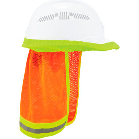 Ergodyne 29051 Ergodyne® GloWear® 8005 Hi-Vis Hard Hat Neck Shade, Orange image.