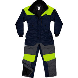 Ergodyne® N-Ferno® 6475 Cold Storage Thermal Insulated Coverall XS Navy