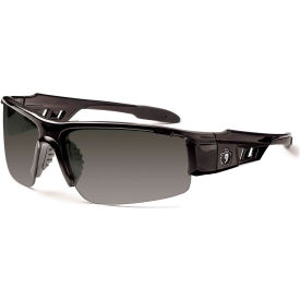 Ergodyne 52030 Ergodyne® Skullerz® Dagr Safety Glasses, Smoke Lens, Black Frame image.