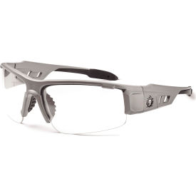 Ergodyne 52103 Ergodyne® Skullerz® DAGR-AF Safety Glasses, Matte Gray, Anti-Fog Clear Lens, 52103 image.