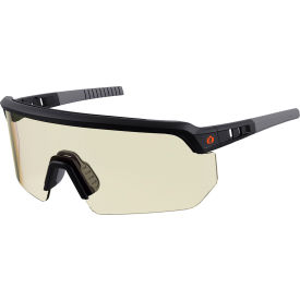 Ergodyne 55003 Ergodyne® Skullerz® AEGIR Half Frame Safety Glasses, Smoke Lens, Matte Black Frame image.