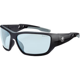 Ergodyne 57085 Ergodyne® Skullerz® BALDR-AFAS Safety Glasses, Indoor/Outdoor Lens, Matte Black Frame image.