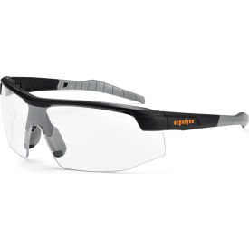 Ergodyne 59000 Ergodyne® Skullerz® SKOLL Safety Glasses, Matte Black, Clear Lens, 59000 image.