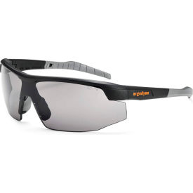 Ergodyne 59030 Ergodyne® SKOLL#174; Safety Glasses, Smoke Lens, Matte Black Frame image.