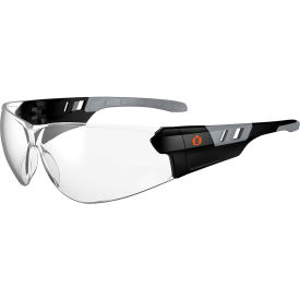 Ergodyne 59100 Ergodyne® Skullerz® SAGA Frameless Safety Glasses, Matte Black, Clear Lens image.
