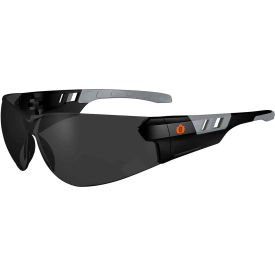 Ergodyne 59130 Ergodyne® Skullerz® SAGA Frameless Safety Glasses, Matte Black, Smoke Lens image.