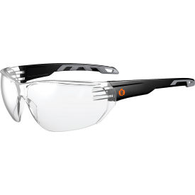Ergodyne 59205 Ergodyne® Skullerz® VALI-AFAS Frameless Safety Glasses, Clear Lens, Matte Black Frame image.