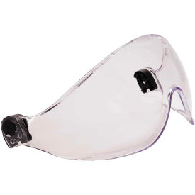 Ergodyne 60208 Ergodyne® Skullerz® 8991 Safety Helmet Visor, Anti-Fog, Clear image.