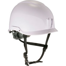 Ergodyne 60260 Ergodyne® Skullerz® 8976 Safety Helmet, Type II, Class E, One Size, White image.