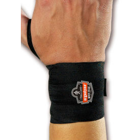Ergodyne 72224 Ergodyne® 420 Wrist Wrap with Thumb Loop, Black, L/XL image.