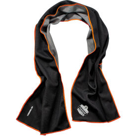 Chill-Its® 6602MF Evaporative Microfiber Cooling Towel Black