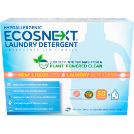 ECOSNext Liquidless Laundry Sheets, Magnolia & Lily, 50 ct, 10pk (500 sheets total), White